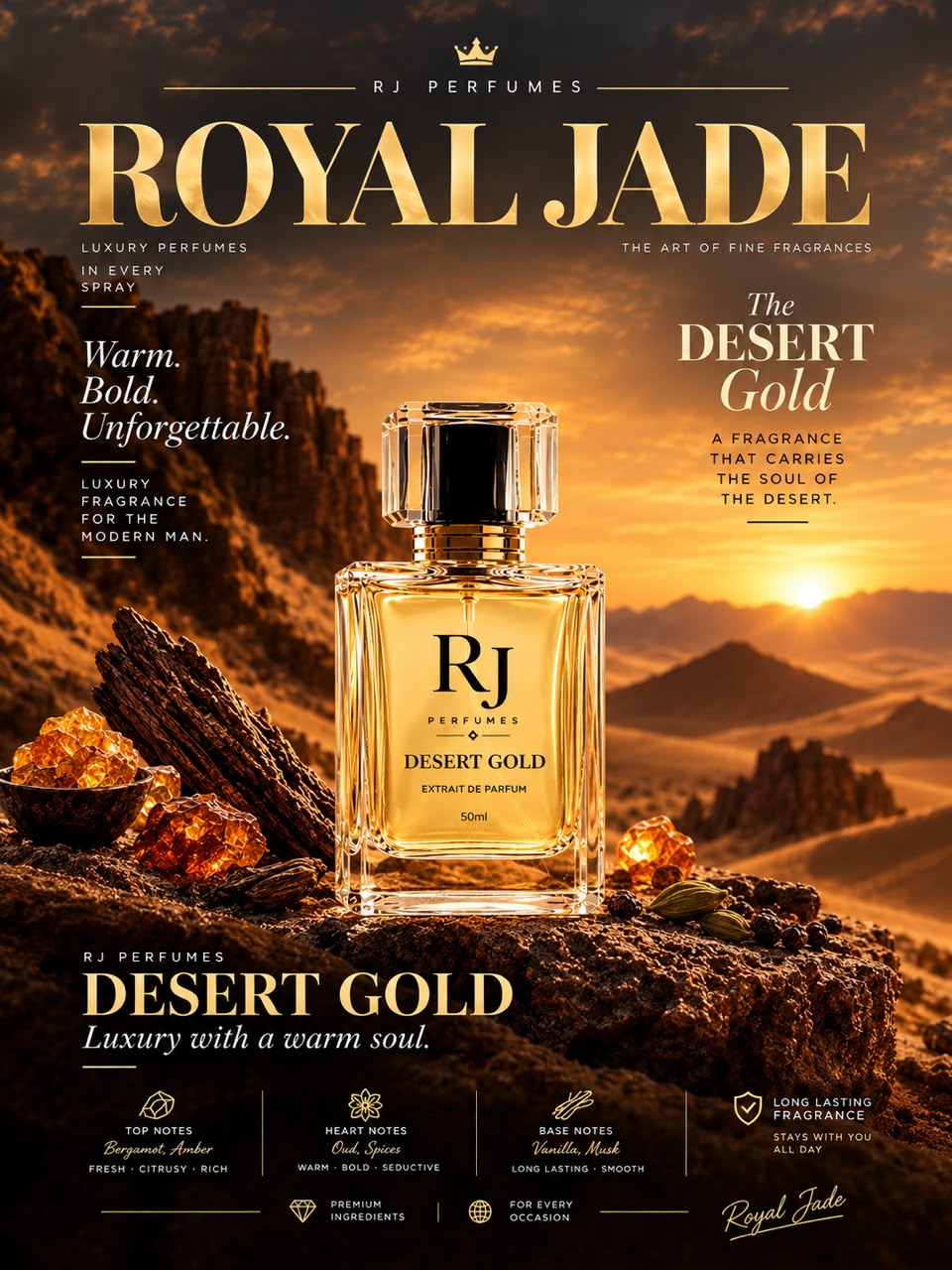 Desert Gold Extrait de Parfum – 50ml